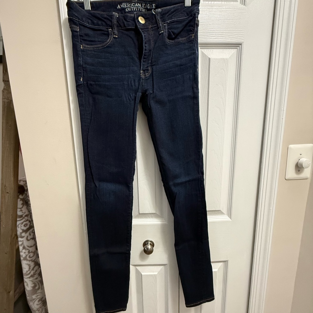 American Eagle Outfitters Women's Dark Indigo Jegging Jeans